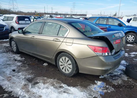 2009 Honda Accord 2.4 Lx from USA, damaged, VIN JHMCP26399C012700